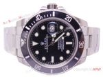 NEW UPGRADED SS Black Dial Black Ceramic Bezel Replica Rolex Submariner watch
